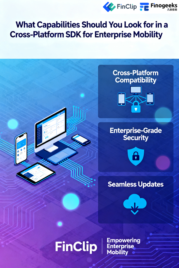What Capabilities Should You Look for in a Cross-Platform SDK for Enterprise Mobility — and How FinClip Makes It Happen